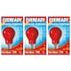image 2 of Eveready B22 GLS 60W 1950k Fireglow Red Light Bulb  - Pack of 3