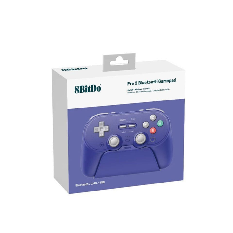 image 1 of Pro 3 Bluetooth Controller for Nintendo Switch 2 and PC (Purple)
