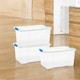 image 2 of Medium Under Bed Clear Storage Box | Clear | 2