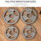 image 8 of HOMCOM 2" Olympic Weight Plates Sets w/ 2 x 5kg, 2 x 2.5kg for StrengthTraining