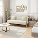 image 2 of Yaheetech Upholstered Sofa Couch with Gold-tone Metal Arms and Legs