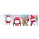 image 2 of Box of 16 Cute Character Design Christmas Cards