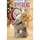 image 1 of Me To You Tatty Teddy 3D Holographic Christmas Card - Boyfriend