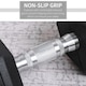 image 7 of HOMCOM 17.5KG Single Rubber Hex Dumbbell Portable Hand Weights Home Gym