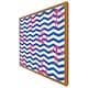 image 4 of Anchors on zig zag stripes (Picture Frame) Brown | M
