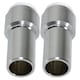 image 5 of SPARES2GO Radiator Valve 15mm x 10mm Pushfit Chrome Speed Fit Reducing Straight Compression Stem (Pack of 2)