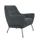 image 5 of Brayden Upholstered Accent Chair Charcoal Grey | Charcoal