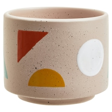 Interiors by Premier Small Ceramic Planter, Handcrafted Ceramic Planter for Home, Stylish Stoneware Planter for Living Room Multi