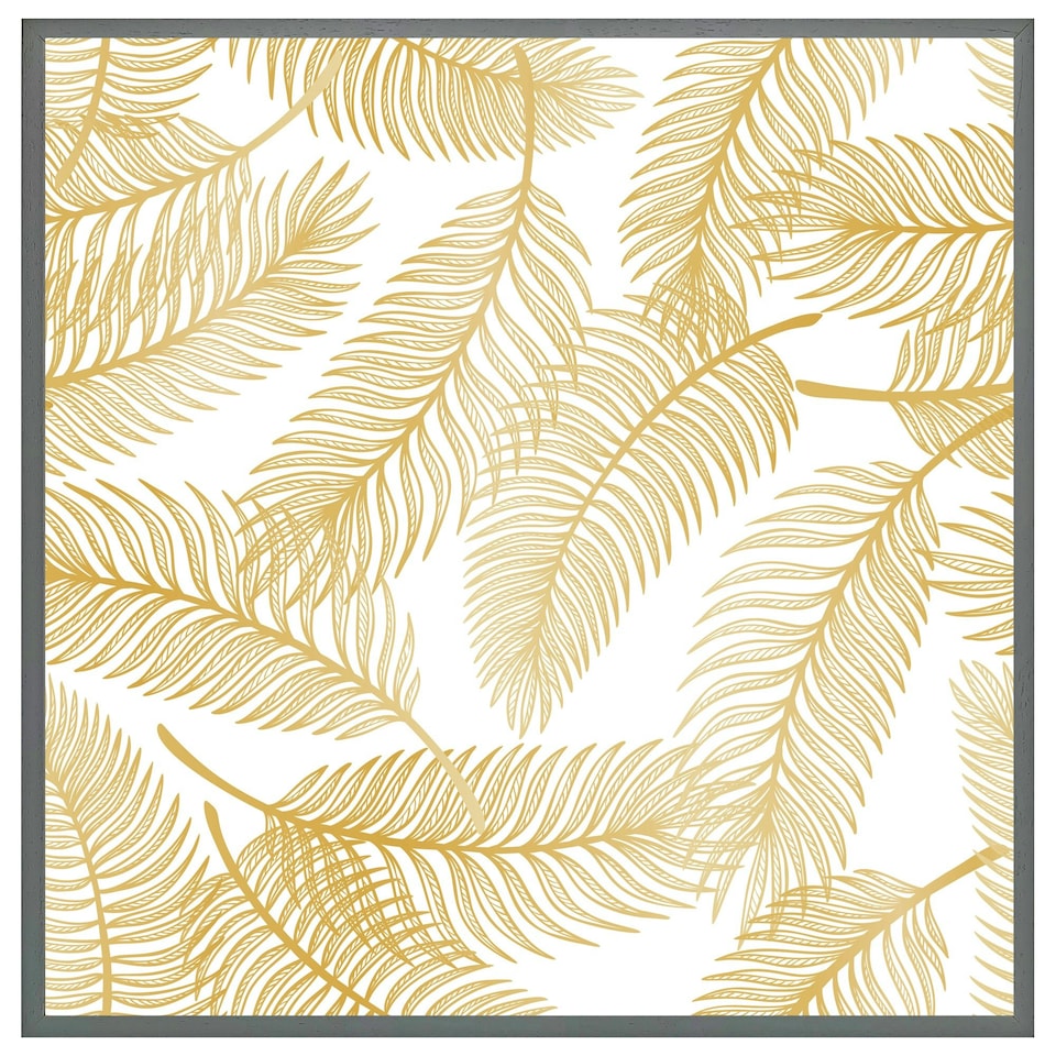 image 1 of Golden leaves (Picture Frame) Black | S