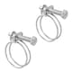 image 1 of KCT Universal 24-28mm Double Wire Clips for Hose Pipe - 2 Pack