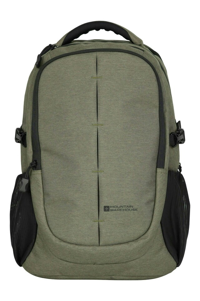 image 1 of Mountain Warehouse Vic Laptop Bag Durable Padded Work Travel Backpack Rucksacks | Green | Dark Green