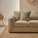 image 2 of OHS 2 x Faux Fur Matte Velvet Fleece Thick Ribbed Cushion Covers, 45x45cm - Sage Green Green | Sage Green