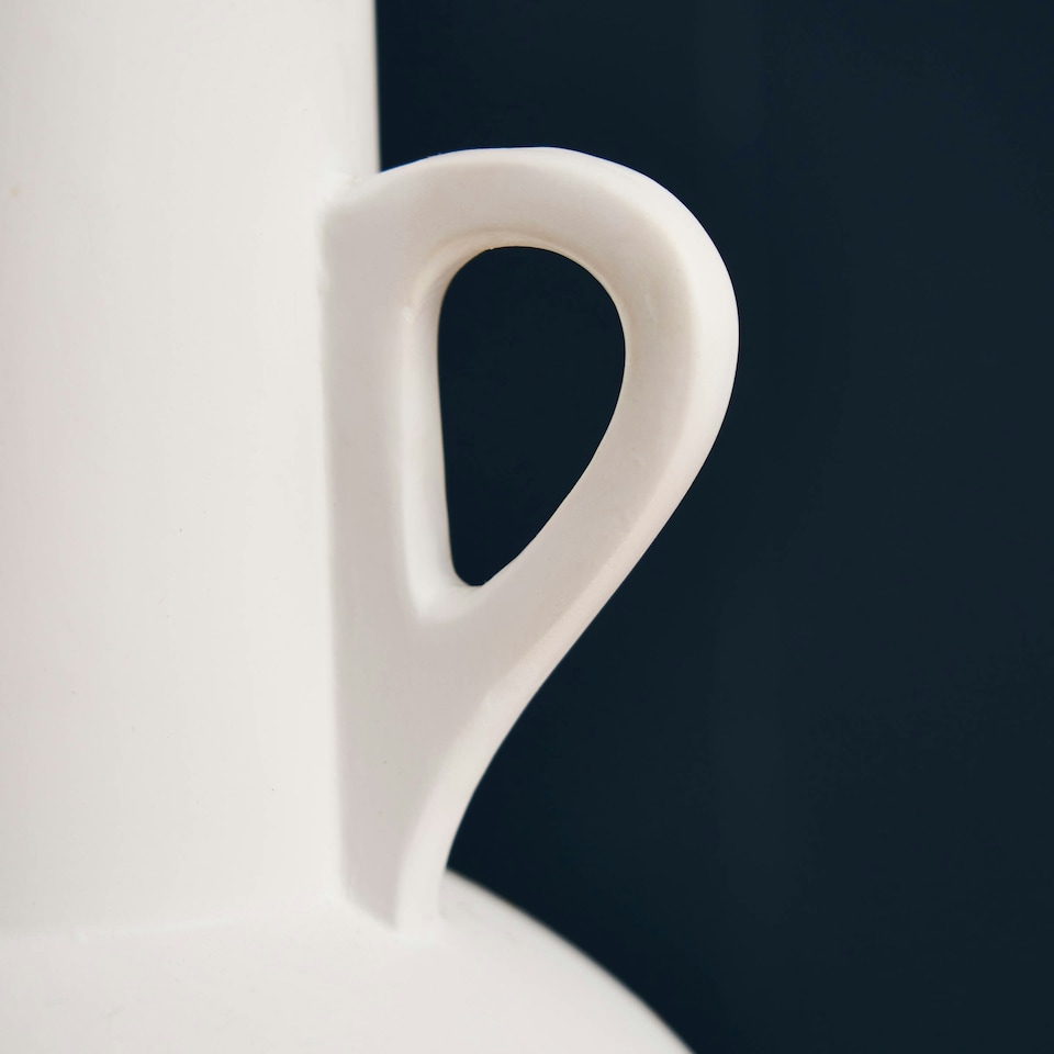 image 1 of BHS Jug Ceramic Vase, White