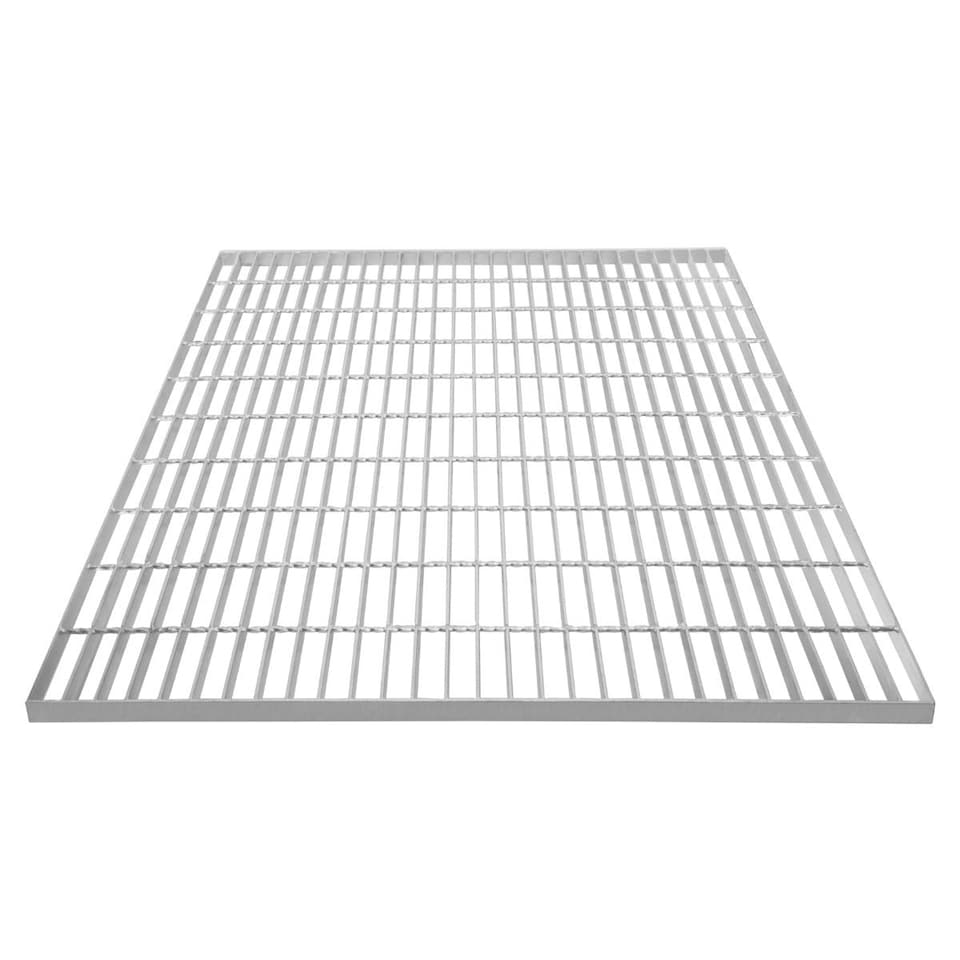 image 1 of Galvanised Grating - 1000mm x 1000mm Silver