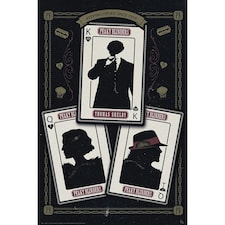 Peaky Blinders Playing Card Poster - Black/White - One Size