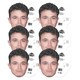 image 2 of Lando Norris Cardboard Face Mask - Pack of 6 Multi