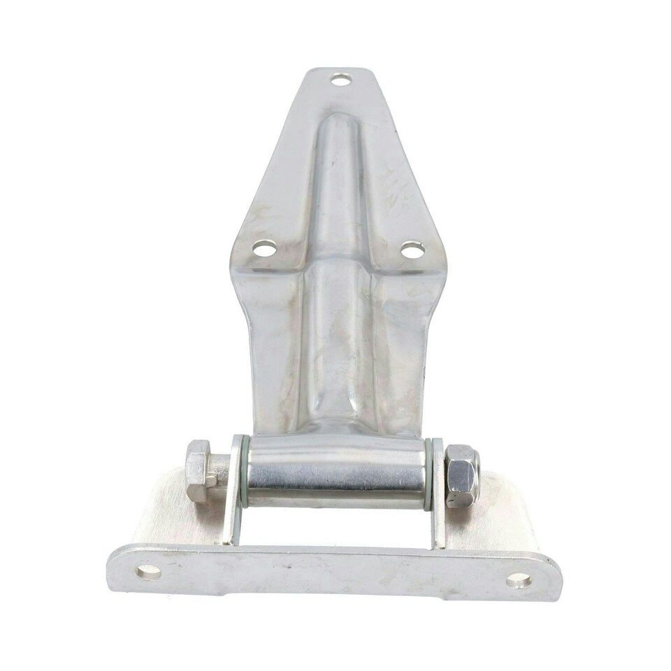 image 1 of 4 Pack 12" Stainless Steel Door Gate Strap Hinge Industrial Quality Heavy Duty Silver