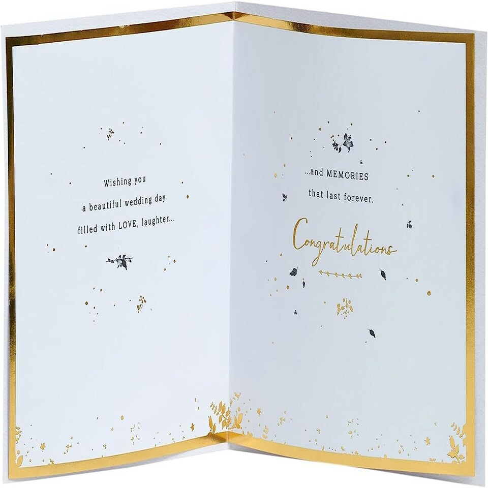 image 1 of Botanical Design Wedding Congratulations Card