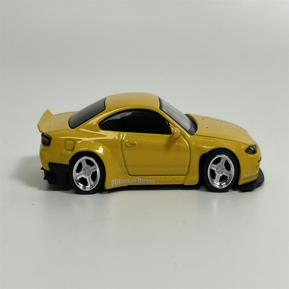 image 1 of Nissan Silvia Rocket Bunny RHD Bronze Yellow RHD 1:64 Scale Mini GT MGT00643R