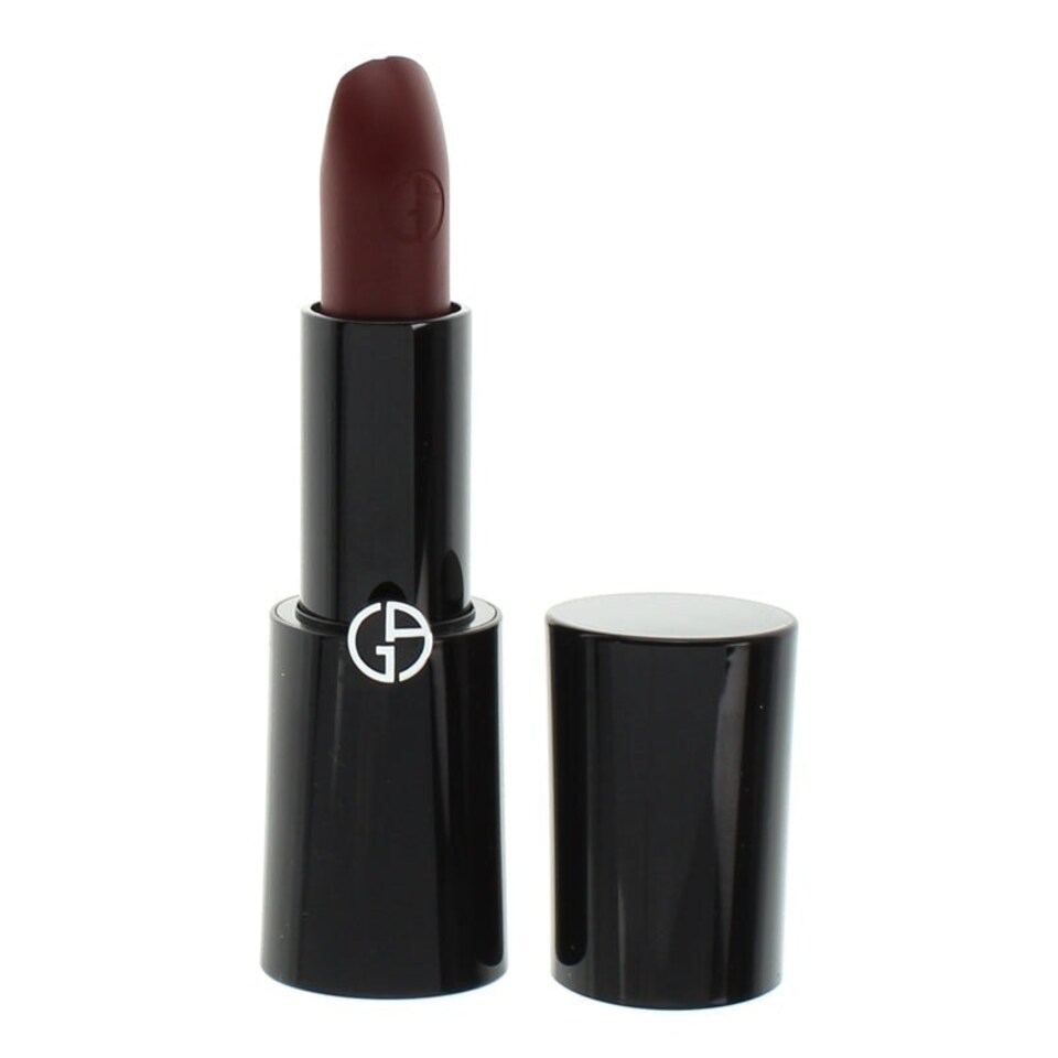 image 1 of Giorgio Armani Rouge D'Armani Lipstick Lasting Red Satin Lipstick 404 Flamboyant N/A