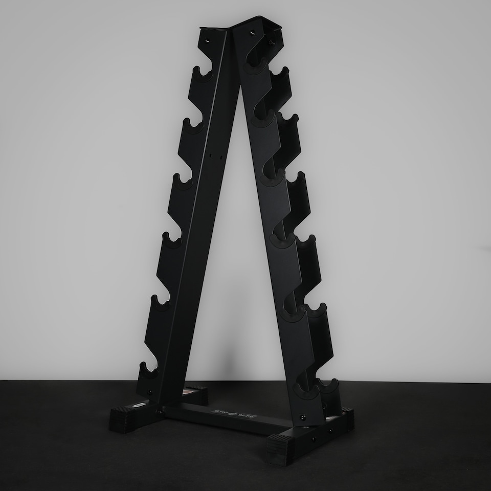 image 1 of GYM SETS 5 & 6 Tier Hex Dumbbell Tree Rack | 5 Tier Tree 2.5-12.5kg (With Weights) + No Bench