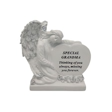 Angel Heart Plaque 17x17cm - Grandma DF19233-B