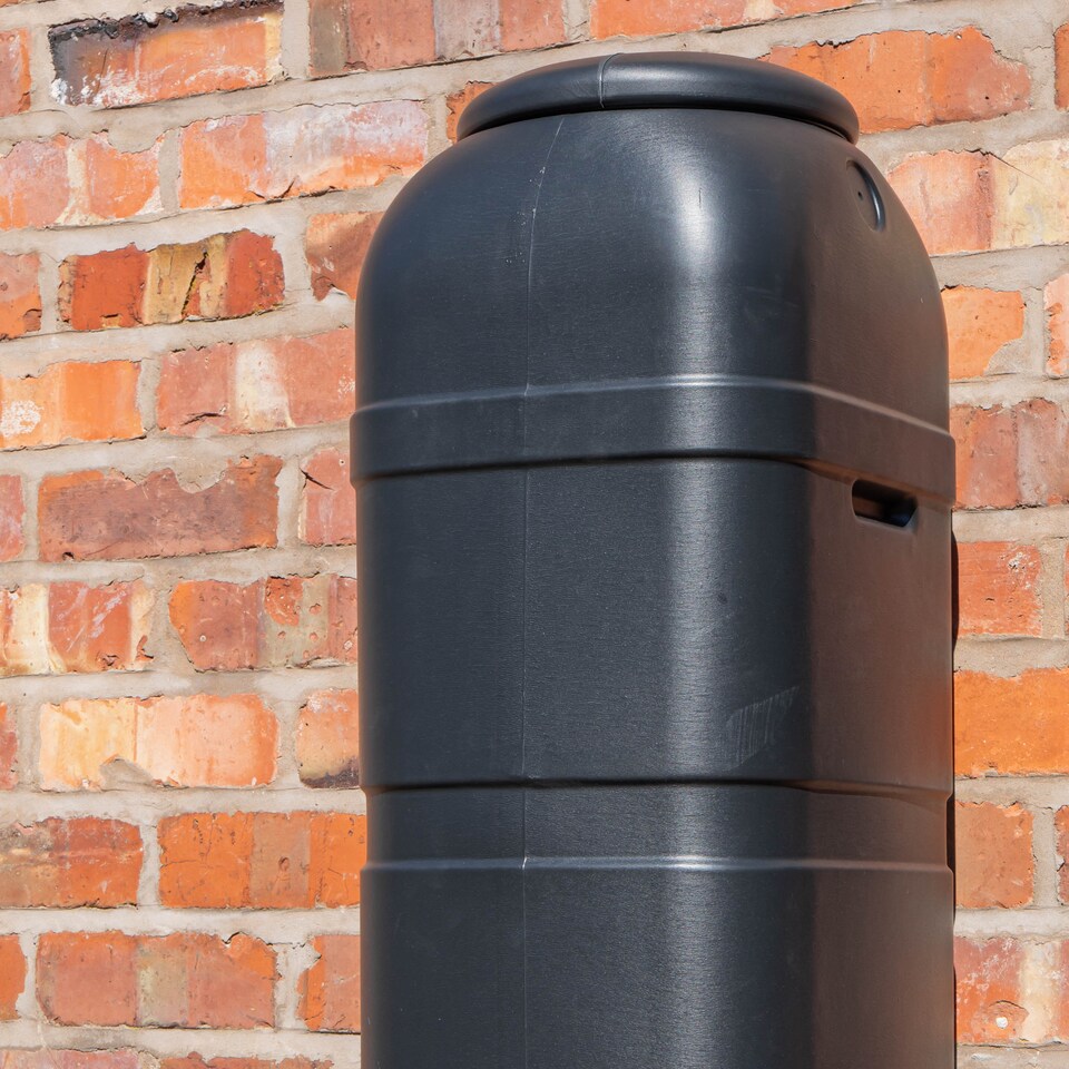 image 1 of Strata 100 Litre Slimline Garden Water Butt with Filter Kit & Stand