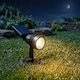 image 8 of Auraglow Solar Powered LED Garden Spike Lights - Pack of 3