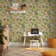image 3 of Gorgeous Gardenia Wallpaper in Lemon Multi