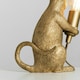 image 2 of ValueLights Modern Metallic Gold Painted Rat Design Table Lamp