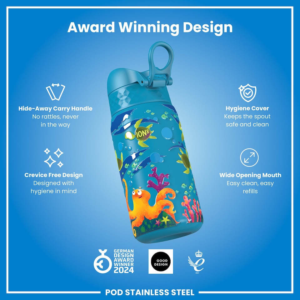 image 1 of Leak Proof Water Bottle, Vacuum Insulated, 320ml (11oz)