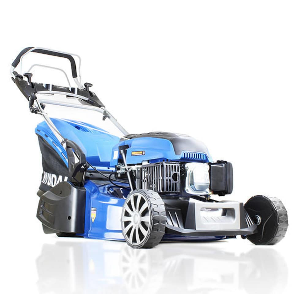 image 1 of Hyundai Self Propelled Petrol Roller Lawnmower 21"/53cm 196cc Foldable Lawn Mower HYM530SPR