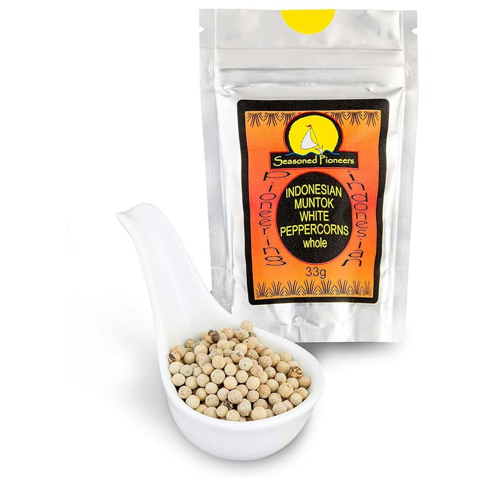 Seasoned Pioneers White Pepper Muntok Whole 33g