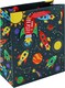 image 2 of Space Theme Solar System Happy Birthday Medium Gift Bag