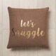 image 4 of BHS Lets Snuggle Cushion, Brown