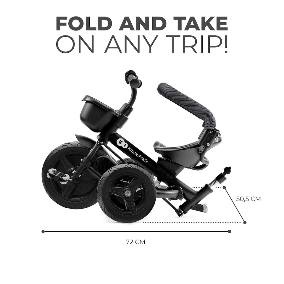 image 1 of Kinderkraft Tricycle Stroller Aveo Green