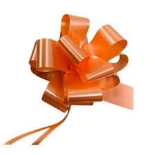 Apac Cellophane Dotted Gift Wrap - Orange - One Size