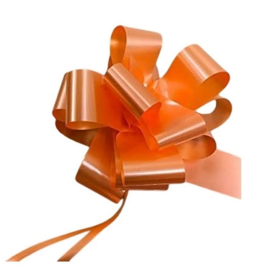 Apac Cellophane Dotted Gift Wrap - Orange - One Size