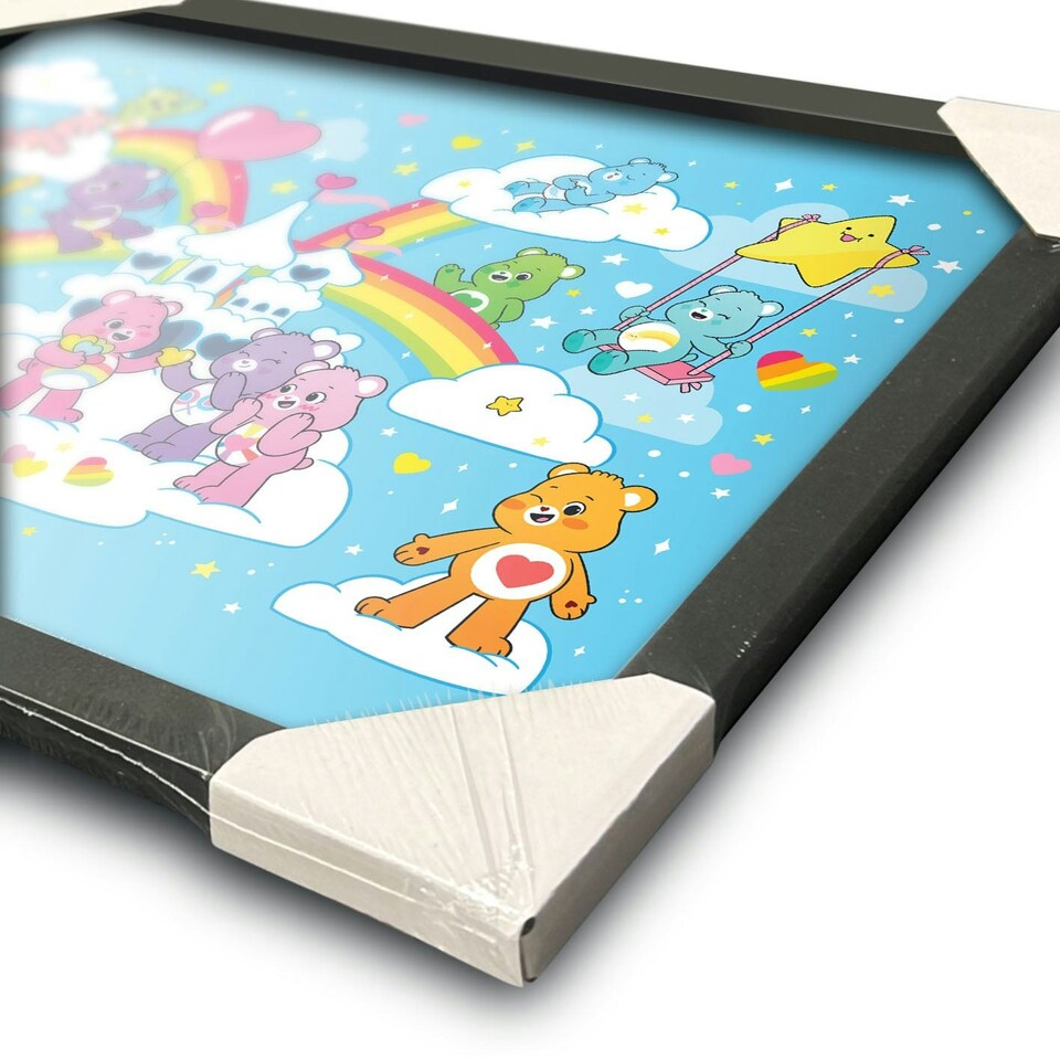 image 1 of Care Bears (Rainbows) Framed 30x40cm Print