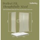 image 5 of Balterley Sliding Shower Suite with Safety Glass Door, Side Panel & Tray | Copper | Brushed Brass | 3