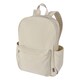 image 1 of Floso Zaino Plain Canvas 16L Backpack | Cream | Sandstone | One Size | 1