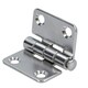 image 4 of Cabin Door Hinges 2 PACK Stainless Steel Boat Yacht Motor Home Locker Marine Silver