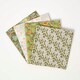 image 6 of Homescapes Set of 4 Art Deco Fat Quarters Fabric Bundles - Dark Green Palette Multi