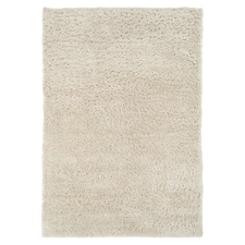 KUKOON Ecru Beige Deep Pile Shaggy Living Room Area Rug 240cm x 330cm