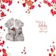image 2 of Bears Sat With Rose One I Love Birthday Card