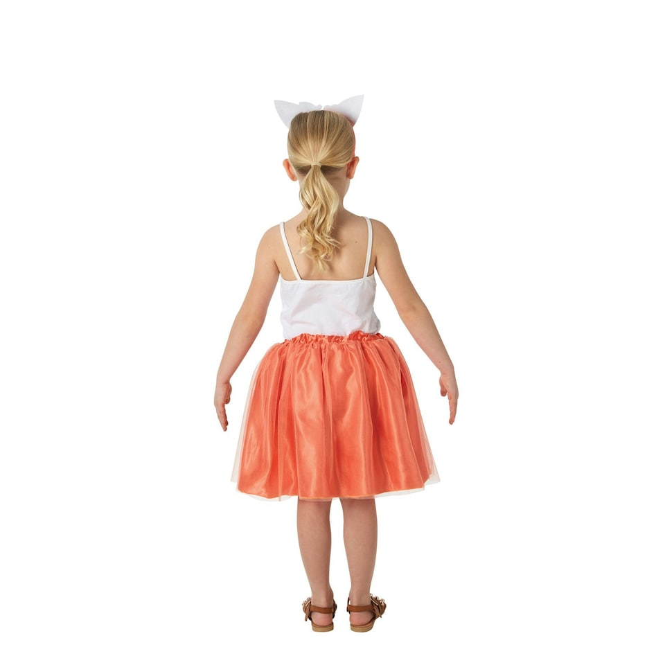 image 1 of Bristol Novelty Childrens/Kids Fox Tutu Skirt Set - Orange - One Size One Size