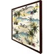 image 1 of Palm & sailboats (Picture Frame) Brown | M