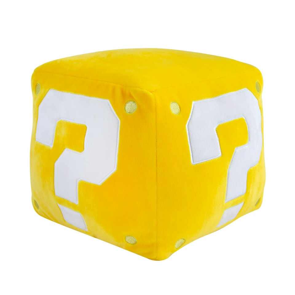 Mocchi Mocchi Tomy Super Mario Question Block Mega Plush /Plush - Tomy - 119496