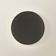 image 4 of ValueLights Chad Black Backlit Circle IP65 LED Outdoor Wall Light | Black