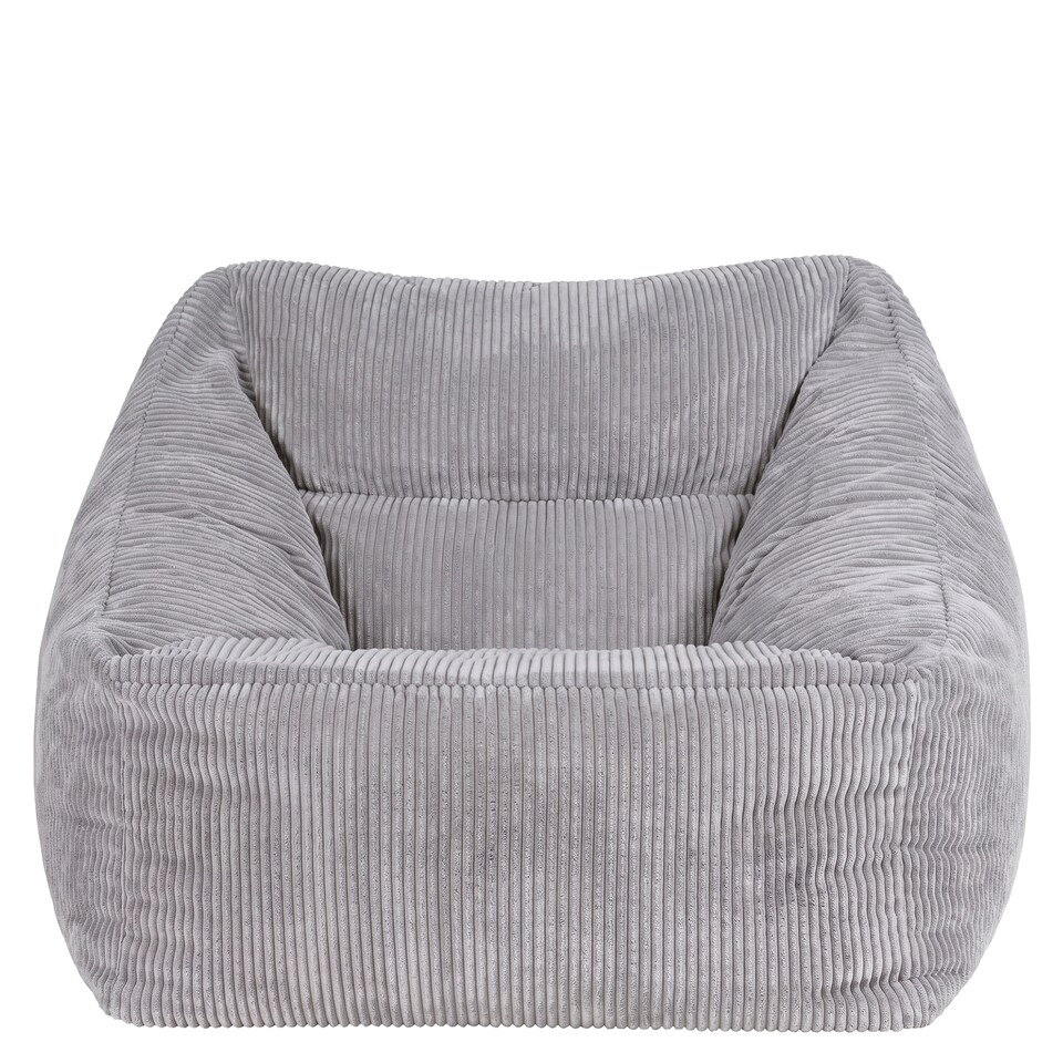 image 1 of Natalia Large Beanbag Corduroy Light Grey | Grey | Light Grey | XL | 1